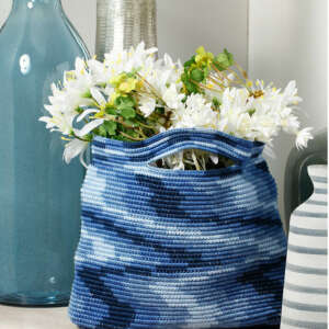 Haakpatroon - Little blue bag tas