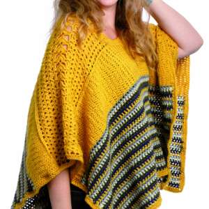 Haakpatroon - Modieuze poncho