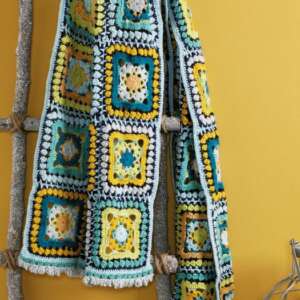 Haakpatroon - Granny square sjaal