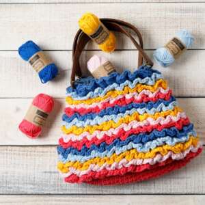 Haakpatroon - Handtas met ruches