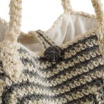 sluiting van jute shopper