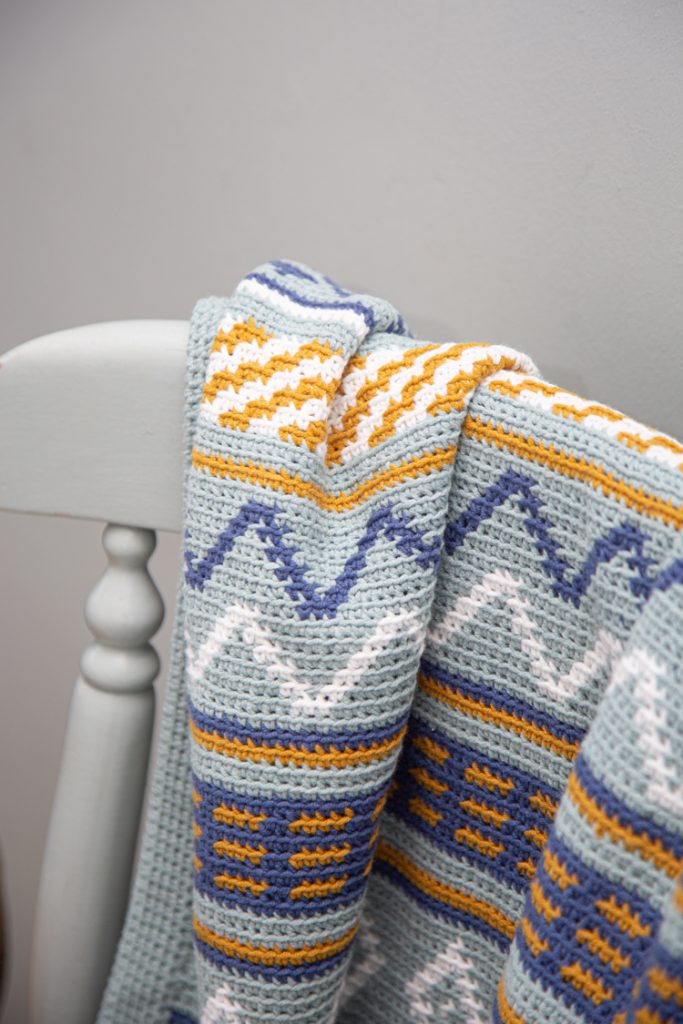 Deel van Fair Isle motief