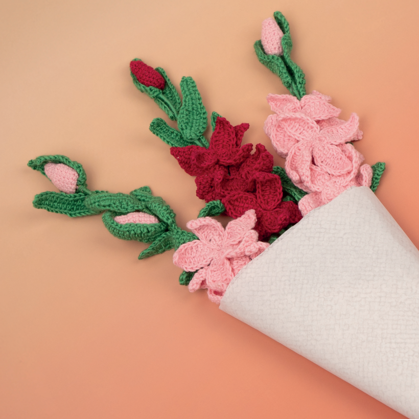 haakpatroon – een sierlijke gladiool